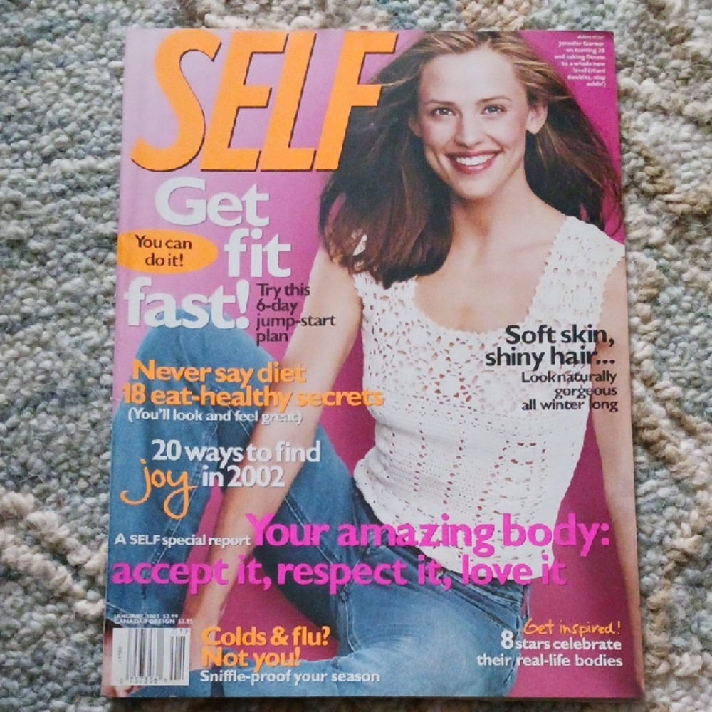 SELF Magazine (January 2002) JENNIFER GARNER Issue